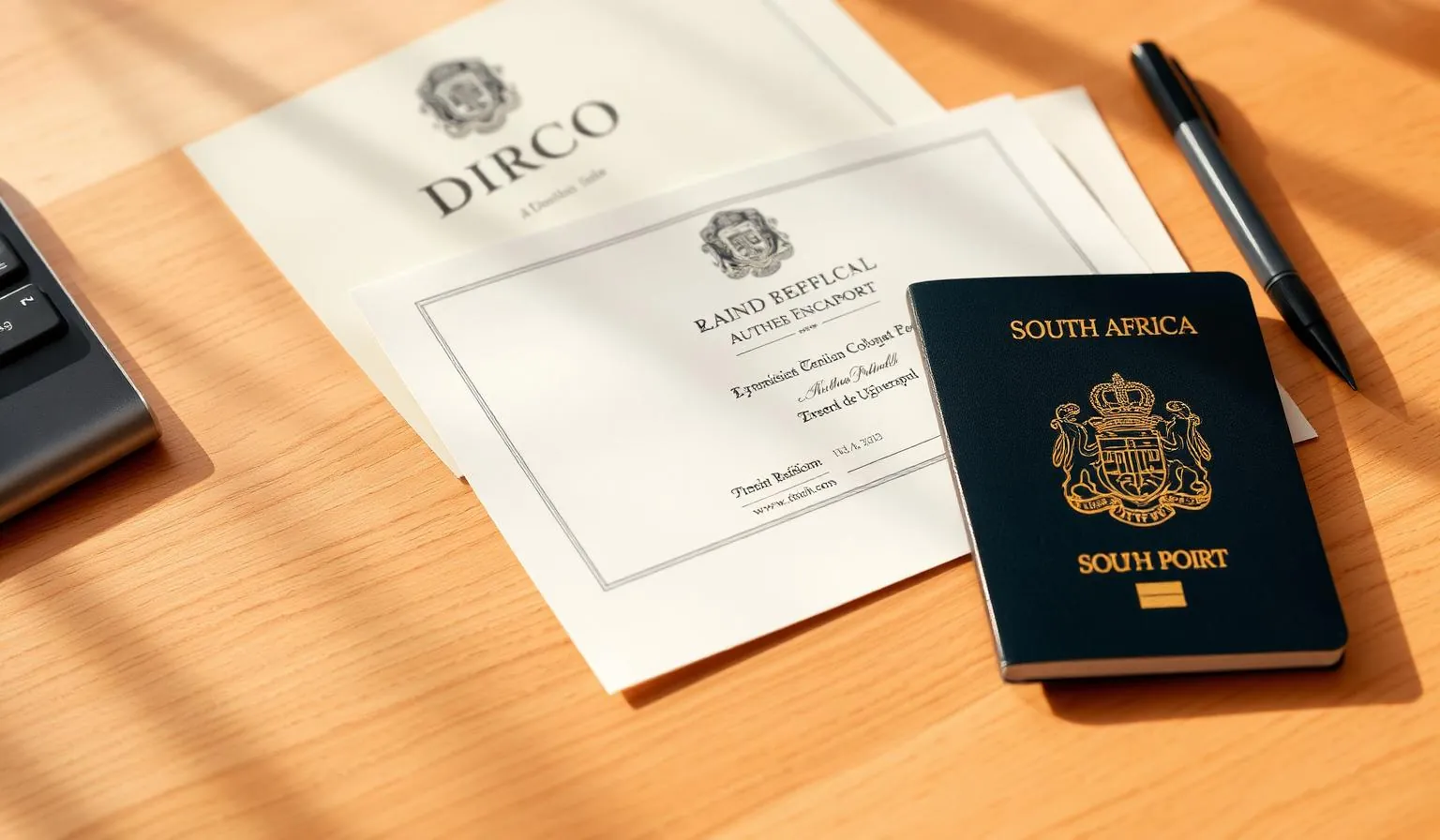 South Africa certificate prepared for UAE attestation