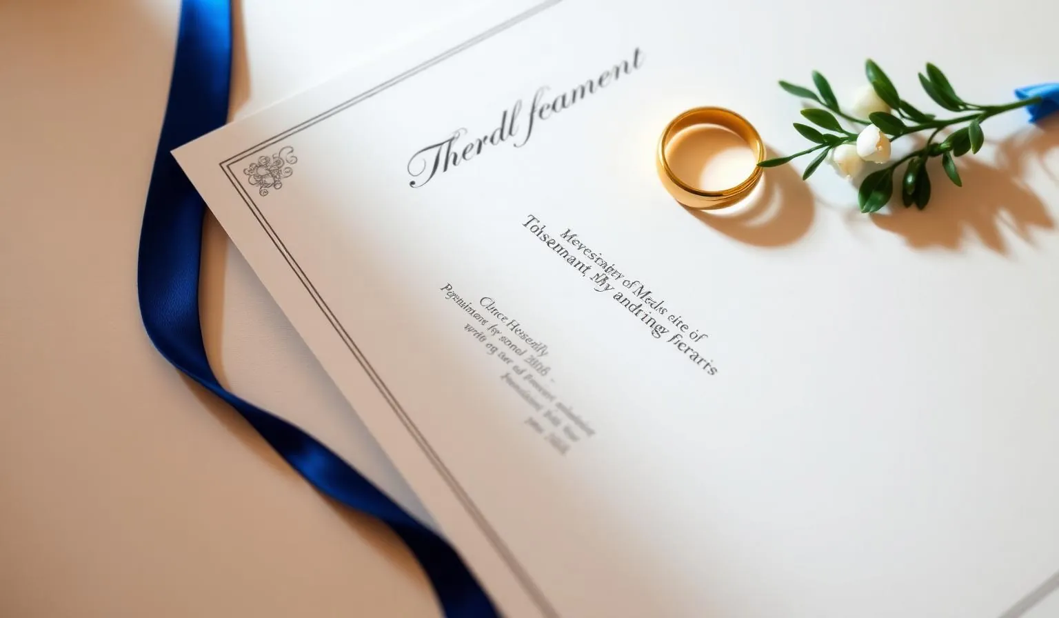 Attested marriage certificate ready for UAE spouse visa