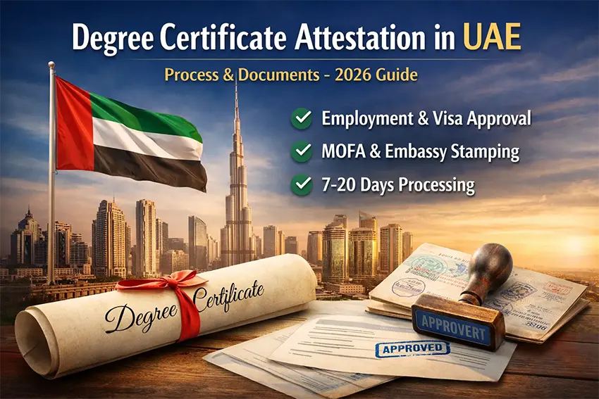 Degree Certificate Attestation in UAE — 2026 Guide